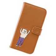 APB7-03 [iPhone 7/6s/6 手帳型スマホケース WOLF キャメル]