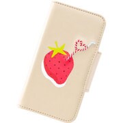 GPB7-02 [iPhone 7/6s/6 手帳型スマホケース Strawberry]