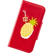 GPB7-04 [iPhone 7/6s/6 手帳型スマホケース Pineapple]