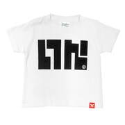 NTK-0094W [スプラトゥーン イカロゴ Tシャツ キッズ 100サイズ ホワイト]
