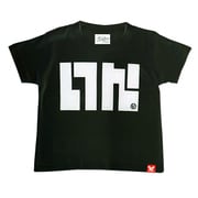 NTK-0094B [スプラトゥーン イカロゴ Tシャツ キッズ 120サイズ ブラック]