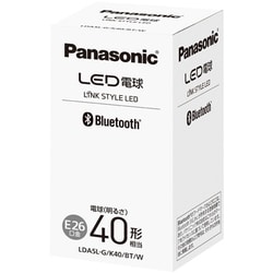 LINK STYLE LED専用 LED電球 Bluetooth対応 E26口金 電球色 LDA5LGK40BTW