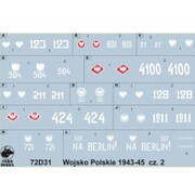 72D31 [1/72 ポーランド陸軍デカール 1943-45年 Vol. 2]