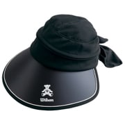 WBC1738L [WILSON BEAR 3-WAY CAP VISOR レディースゴルフキャップ ブラック]