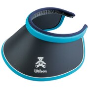 WBV1733LA [WILSON BEAR CLIP VISOR レディースゴルフバイザー ブルー]