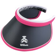 WBV1733LA [WILSON BEAR CLIP VISOR レディースゴルフバイザー ピンク]