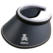 WBV1733LA [WILSON BEAR CLIP VISOR レディースゴルフバイザー ブラック]
