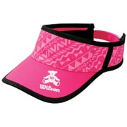 WBV1733LB [WILSON BEAR VISOR CAP バイザー ピンク]