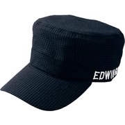 EDWC1746B [サッカー地ワークキャップ メンズ ブラック]