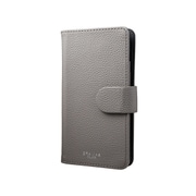 EveryCa Multi PU Leather Case for Smartphone M Size GY [スマートフォン 汎用ケース]