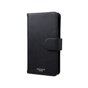 EveryCa Multi PU Leather Case for Smartphone M Size BK [スマートフォン 汎用ケース]