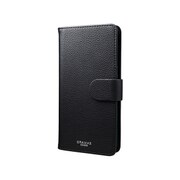 EveryCa Multi PU Leather Case for Smartphone L Size BK [スマートフォン 汎用ケース]