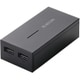 モバイルバッテリー 軽量コンパクト まとめて充電対応 Type-Cケーブル同梱 6000mAh 3A ブラック DE-M01L-6030BKC