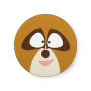 ぼのぼの 缶バッジピンタイプ アライグマくん