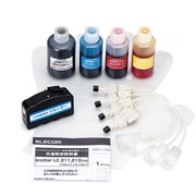 詰替えインク ブラザー/LC211/LC213対応 4色パック(4回分) リセッター付属 THB-211213KIT