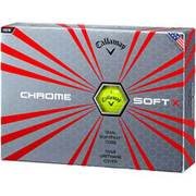BL CG CHROME SOFT X YLW 17 12B PK JV [CHROME SOFT X 2017年モデル イエロー ゴルフボール 1ダース12球入り]