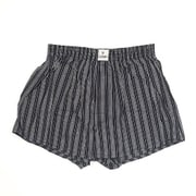 ストライプトランクス メンズ Mサイズ 黒 R0241B M BK
