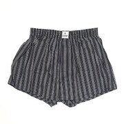ストライプトランクス メンズ LLサイズ 黒 R0241B LL BK