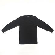 R0212B L BK [軽量保温長袖ローネックTシャツ メンズ Lサイズ 黒]
