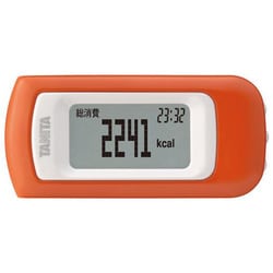 活動量計 ダイエットコース設定（5段階） 24時間表示 14日間メモリー アプリコット EZ-064-OR