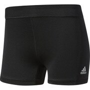 ACO56-AJ2225-J/L [W M4T トレーニング テックフィット ショートタイツ レディース J/L ブラック/マットシルバー]
