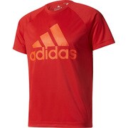 BVA79-BK0934-J/M [D2M トレーニングビッグロゴTシャツ メンズ Mサイズ スカーレット]