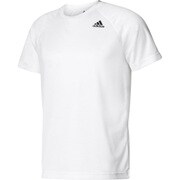 BUM28-BK0961-J/L [D2M トレーニングワンポイントTシャツ メンズ Lサイズ ホワイト]