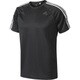 BVA80-BK0970-J/M [D2M トレーニング3ストライプスTシャツ メンズ Mサイズ ブラック]