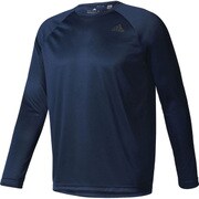 BUM89-BK0974-J/O [D2M トレーニングロングスリーブTシャツ メンズ LLサイズ カレッジネイビー]