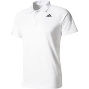 BVA62-BK2594-J/L [D2M トレーニングポロシャツ メンズ Lサイズ ホワイト]