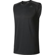 BUM13-BK3544-J/XO [D2M トレーニングノースリーブワンポイントTシャツ XXLサイズ ブラック]