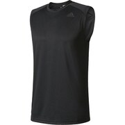 BUM13-BK3544-J/L [D2M トレーニングノースリーブワンポイントTシャツ Lサイズ ブラック]