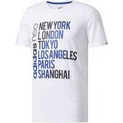 MLG53-BK6896-J/O [HM CITY Tシャツ メンズ LLサイズ ホワイト/ブラック]
