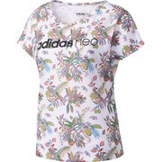 MLF69-BP6439-J/M [HM FL 総柄Tシャツ W Mサイズ]