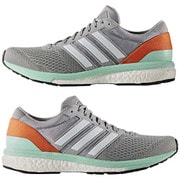 BB1729-245 [adiZERO boston BOOST 2 W ミッドグレー S14/ランニングホワイト/イージーオレンジ S17 24.5cm]