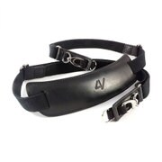 本革カメラストラップ 4VD LUSSO LARGE TOP VB2LTL09 Black/Black