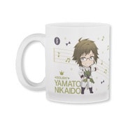 ねんどろいどぷらす アイドリッシュセブン グラスマグカップ 二階堂大和 [直径8.2cm×高さ9.8cm]