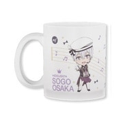 ねんどろいどぷらす アイドリッシュセブン グラスマグカップ 逢坂壮五 [直径8.2cm×高さ9.8cm]