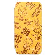 iPhone 7/6s/6 カスタムカバー フリップ ルーニー・テューンズ セリフ総柄