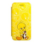 iPhone 7/6s/6 カスタムカバー フリップ ルーニー・テューンズ トゥイーティー