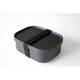 弁当箱 Aizawa Bento Noir＆Blanc 黒