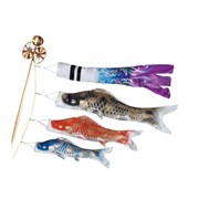 積美画 サテン金彩 ベランダ手すり化粧箱セット おおとり吹流し ＃12