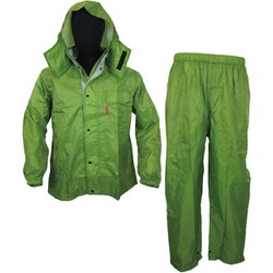 ストリームレインスーツ グリーン 4L W-30