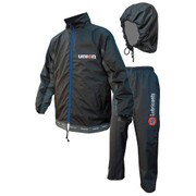 76レインウェア ブラック M W-761