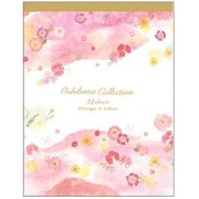 作家コレクションレターパッド 押し花 D05862