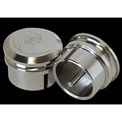 XLR Maleキャップ カルダスロゴ入り ニッケルメッキ XLR C SS M