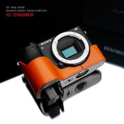 ソニー α6500用 カメラハーフケース オレンジ XS-CHA6500OR
