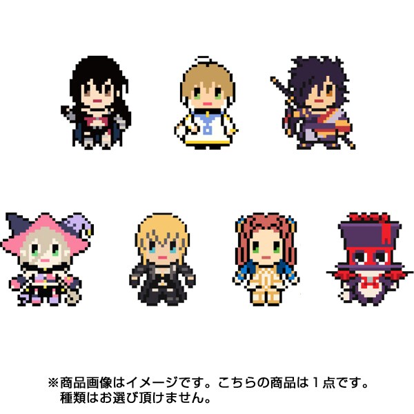 ラバーストラップコレクション テイルズ オブ ベルセリア ドット絵ver キャラクターグッズ 全7種類のうち1種