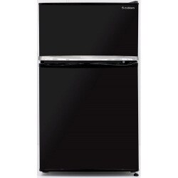 ヨドバシ.com - エスキュービズム 直冷式冷蔵庫 90L 2ドア ブラック WR 