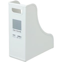 FIT COLOR（フィットカラー） A4 ファイルスタンド タテ・ヨコ自在型 グレー FB-FCE6EGY